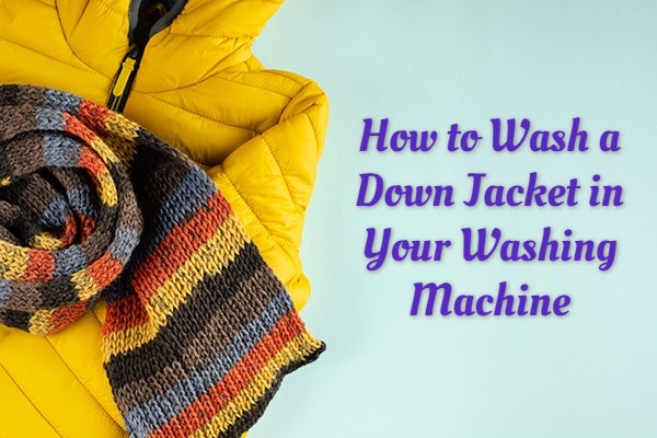 can you machine wash a down jacket