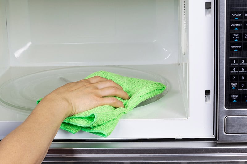 How to Remove Tough Stains from a Microwave